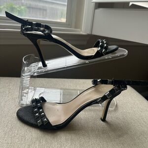 BCBGeneration Elegant Black Studded Women's Heels size 7.5